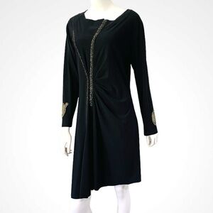 AVENTURES DES TOILES VTG Ruched Dress Size EU 42